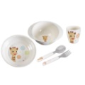 Vulli Coffret Repas Sophie la Girafe Bleu Ballons